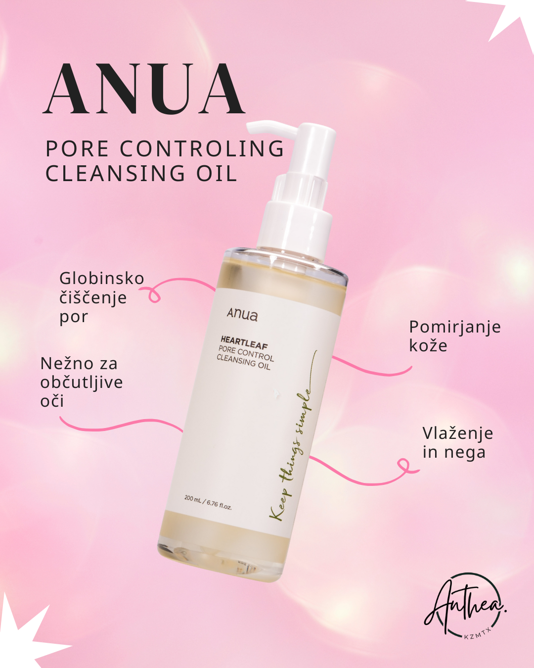 Anua Heartleaf Pore Control Cleansing Oil 200ml