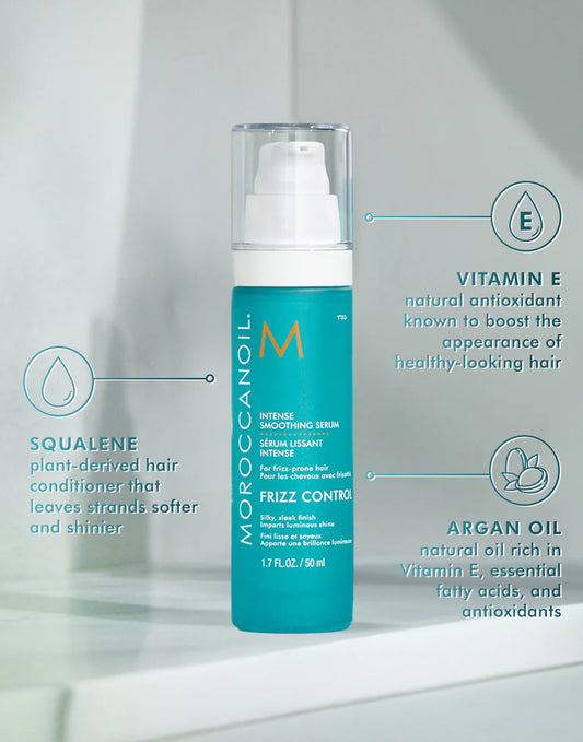 MOROCCANOIL - Frizz Intense Smoothing Serum 50 ml - Za oblikovanje las s sušilnikom