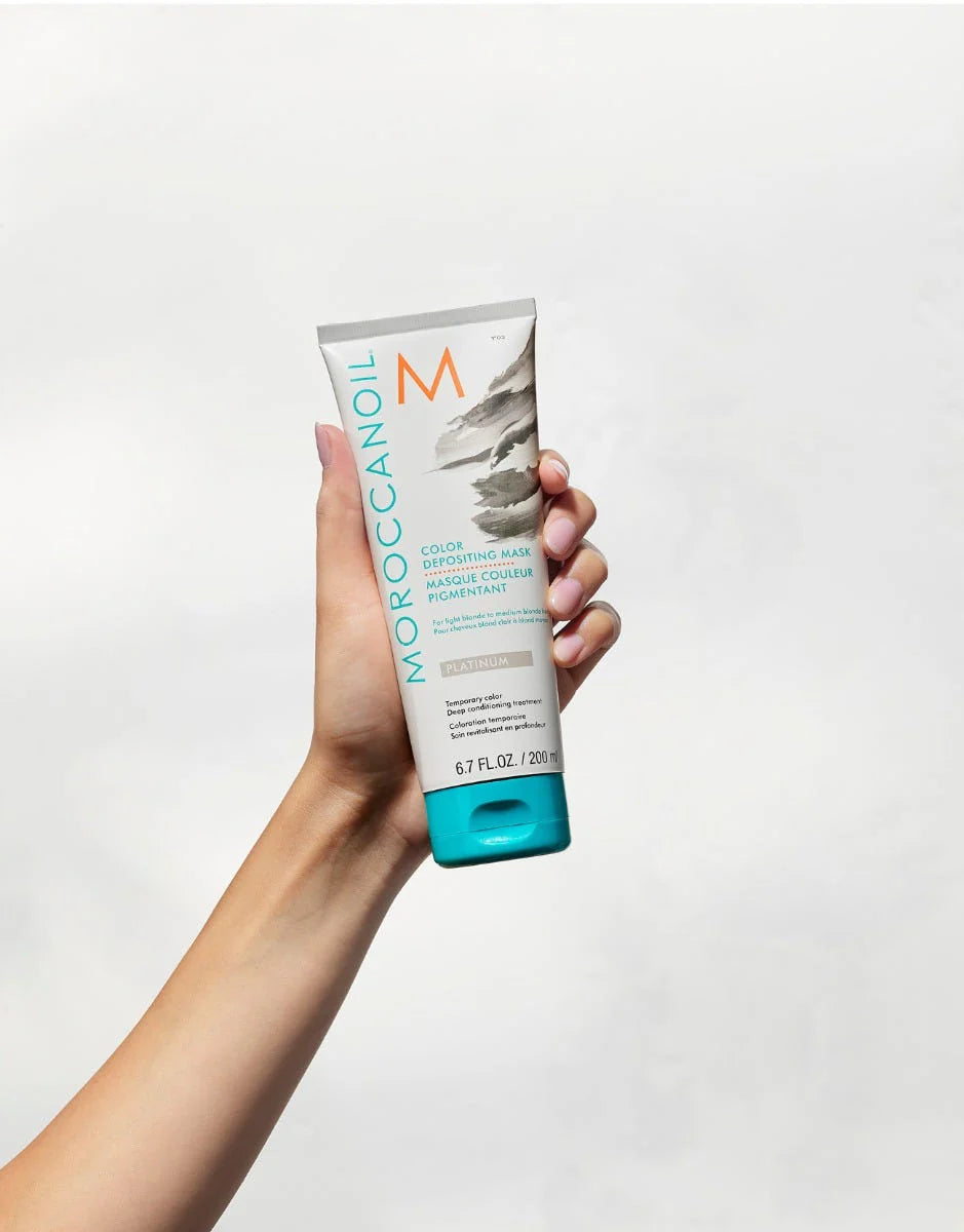 MOROCCANOIL - Color Depositing Mask Platinum - barvna maska za lase 200 ml