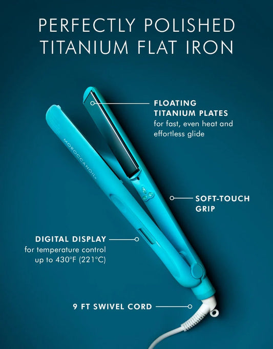 Moroccanoil - Titanium Flat Iron - Likalnik za lase