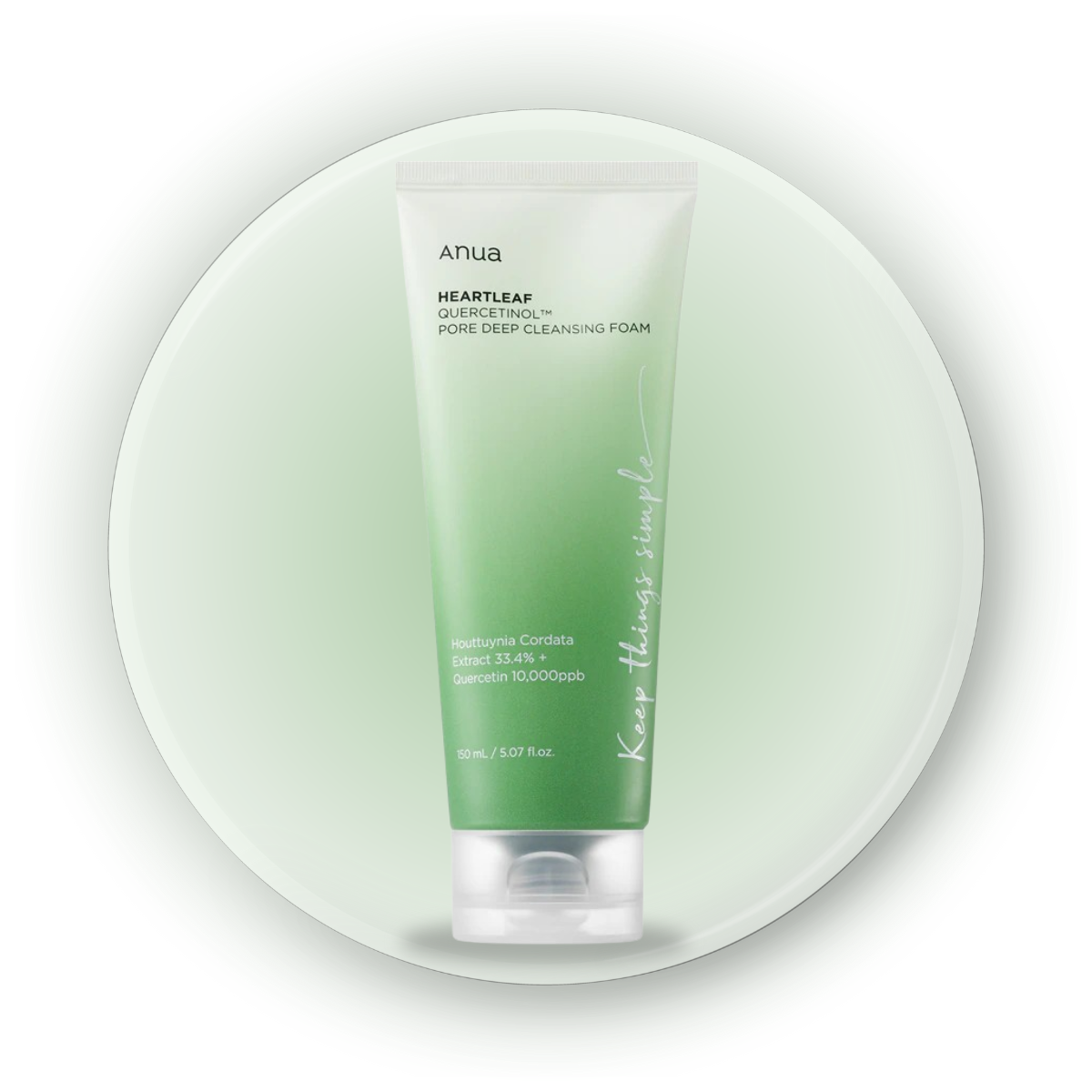 Anua Heartleaf Quercetinol Pore Deep Cleansing Foam - 150 Ml