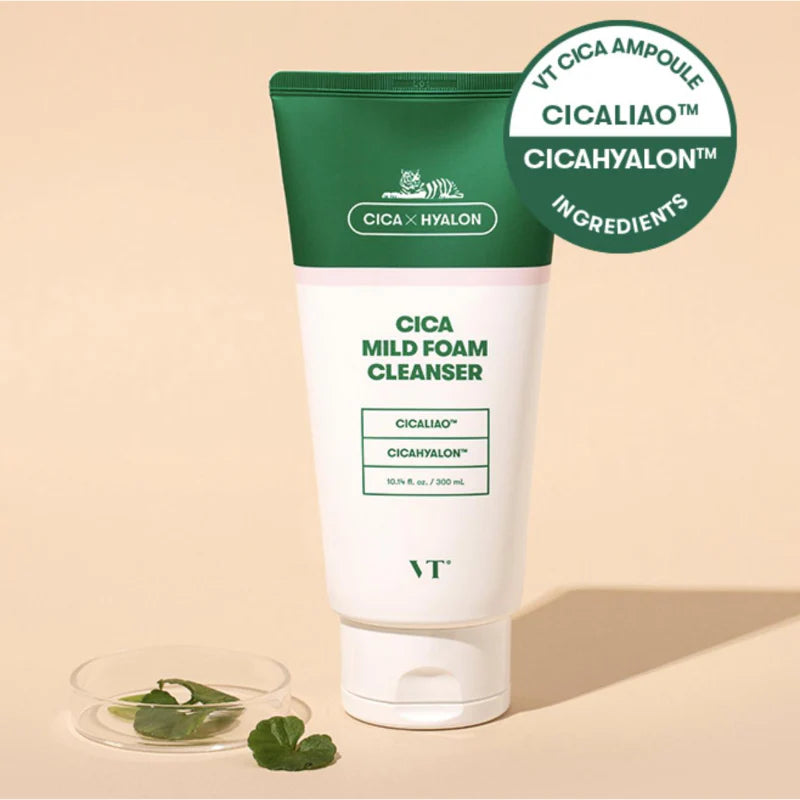 Vt Cosmetics Cica Mild Foam Cleanser - 300ml