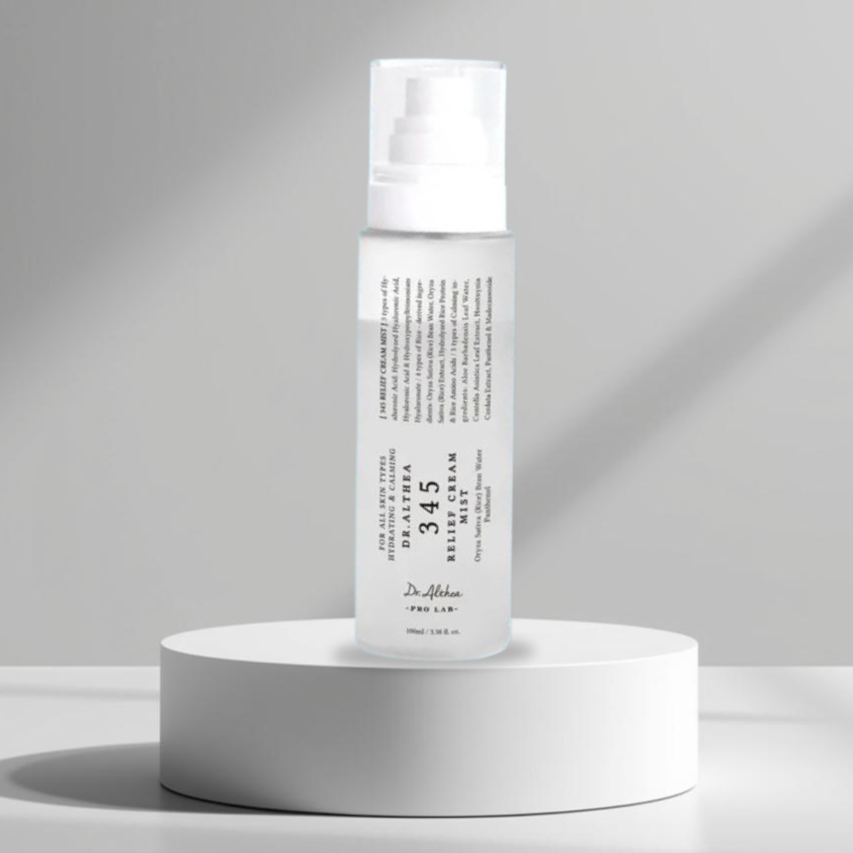 Dralthea 345 Relief Cream MIST Moisturizer for Soothing Recovery and Blemish Care 100ml