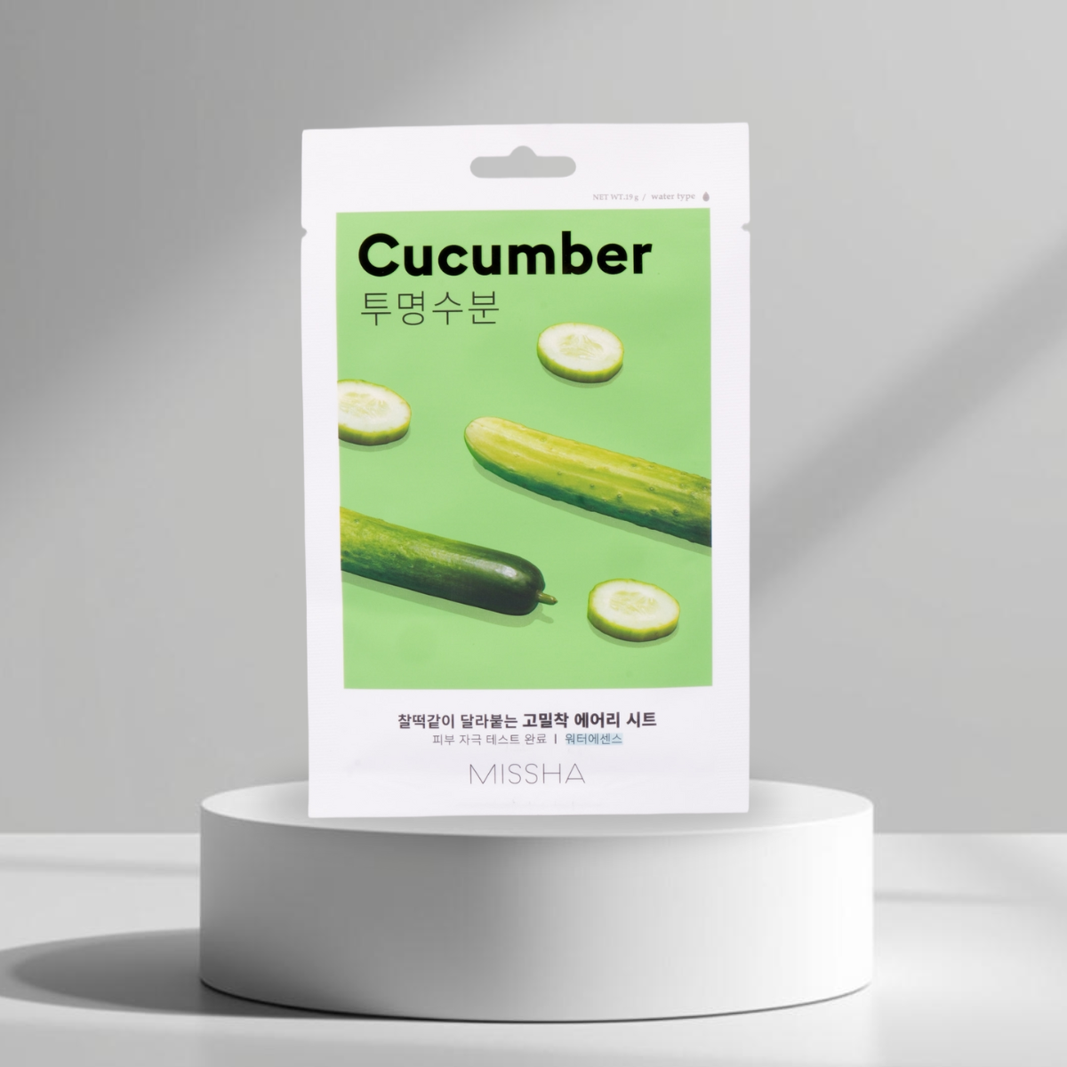 Missha Airy Fit Maska iz platna z izvlečkom kumare 19 g