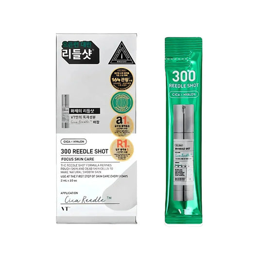 Vt Cosmetics Reedle Shot 300 Microneedle Face Booster 10 x 2ml